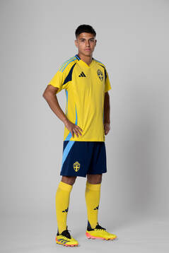 Matteo Perez Vinlöf of the Swedish national football team