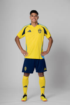 Matteo Perez Vinlöf of the Swedish national football team