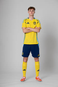Williot Swedberg of the Swedish national football team