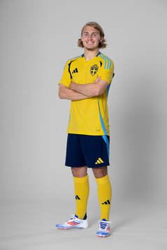 Sebastian Nanasi of the Swedish national football team