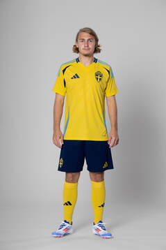 Sebastian Nanasi of the Swedish national football team