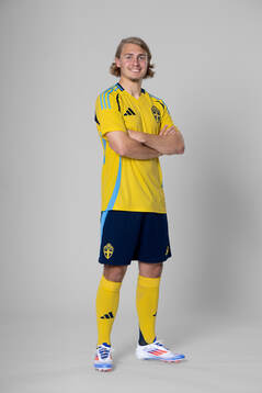 Sebastian Nanasi of the Swedish national football team
