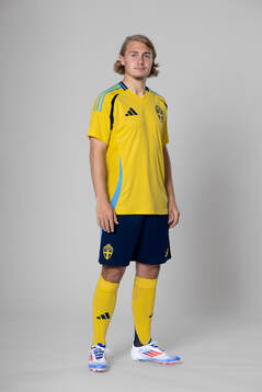 Sebastian Nanasi of the Swedish national football team