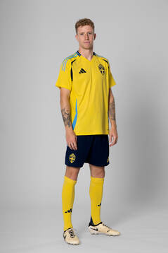 Samuel Gustafson of the Swedish national football team
