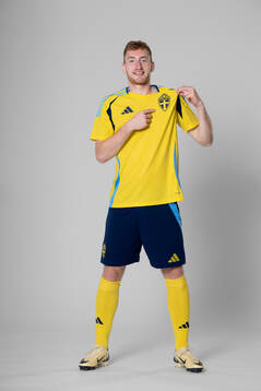 Dejan Kulusevski of the Swedish national football team