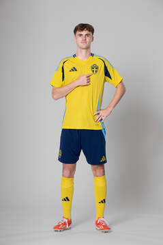 Williot Swedberg of the Swedish national football team