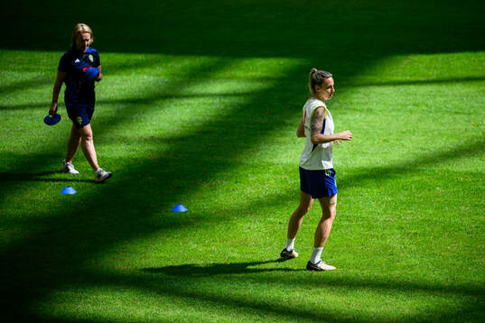 Nathalie Björn of the Swedish women's national football