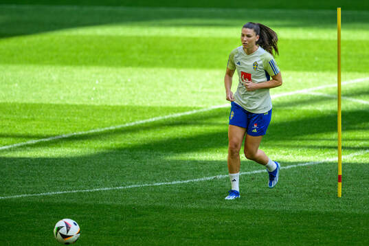 Pauline Hammarlund of the Swedish women's national football