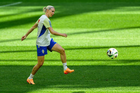 Jonna Andersson of the Swedish women's national football