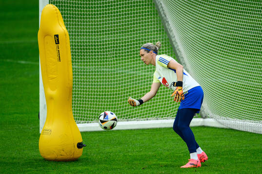 ofgoalkeeper Jennifer Falk  the Swedish women's national