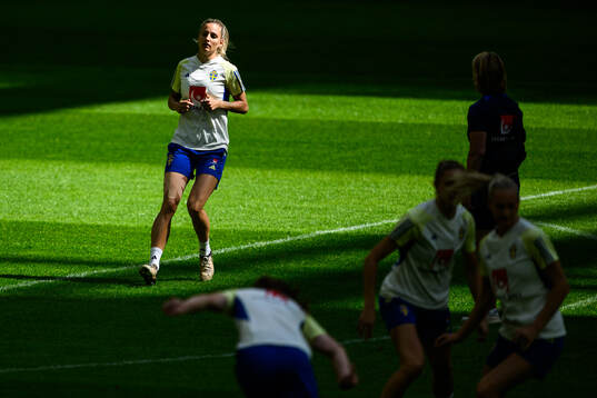 Nathalie Björn of the Swedish women's national football