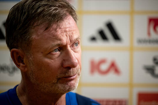 Head coach Peter Gerhardsson of the Swedish women's