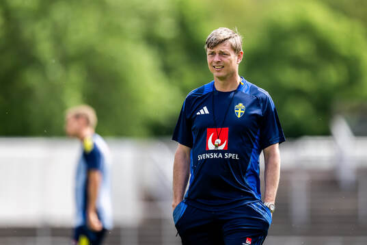 Head coach Jon Dahl Tomasson of the Swedish men's national