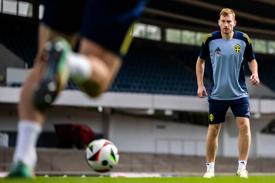 Dejan Kulusevski of the Swedish men's national football team