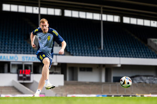 Dejan Kulusevski of the Swedish men's national football team
