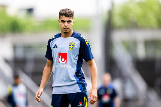 Yasin Ayari of the Swedish men's national football team