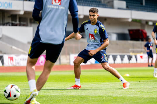 Yasin Ayari of the Swedish men's national football team