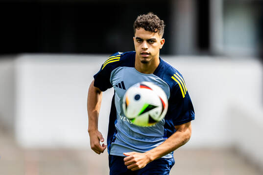 Yasin Ayari of the Swedish men's national football team