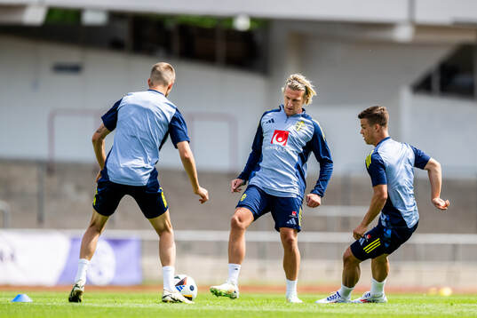 Emil Forsberg of the Swedish men's national football team