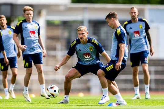 Carl Starfelt of the Swedish men's national football team
