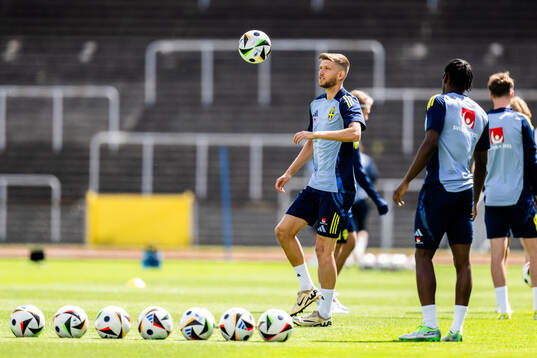 Anton Salétros of the Swedish men's national football team