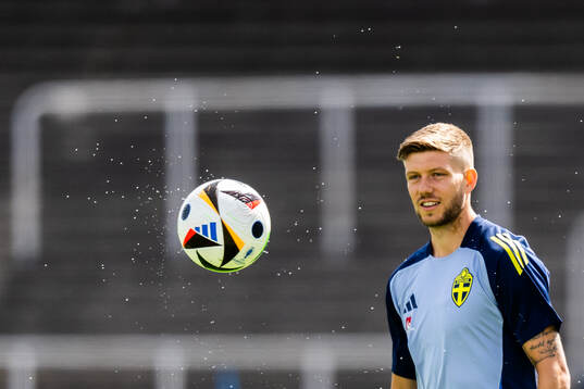 Anton Salétros of the Swedish men's national football team
