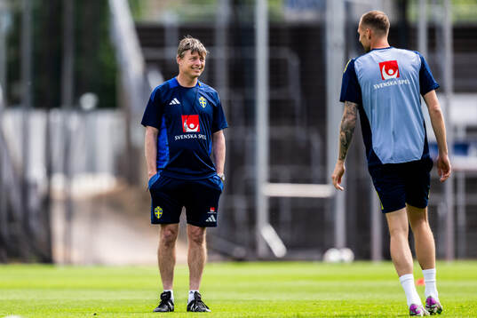Head coach Jon Dahl Tomasson of the Swedish men's national
