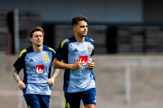 Yasin Ayari of the Swedish men's national football team