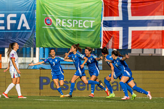 Manuela Giugliano of Italy celebrates