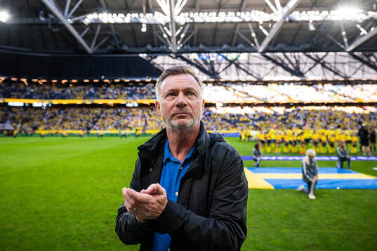 Head coach Peter Gerhardsson of Sweden