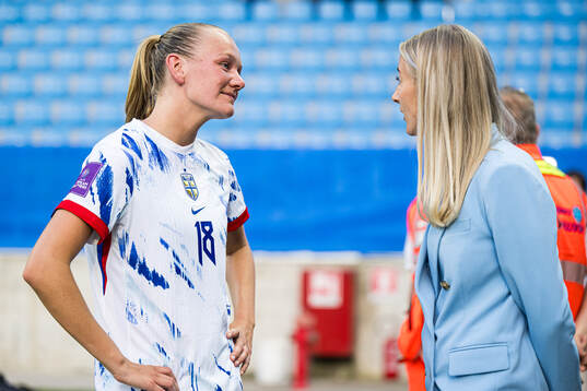 Frida Maanum of Norway and Anja Sønstevold