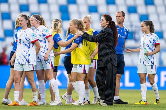 Lise Klaveness, president of the Norwegian Football