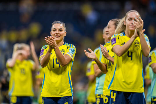 Johanna Rytting Kaneryd of Sweden celebrates