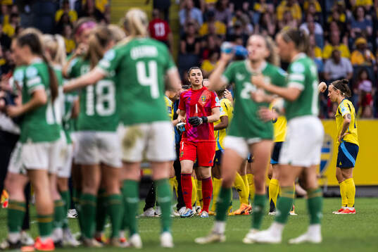 goalkeeper Zecira Musovic of Sweden