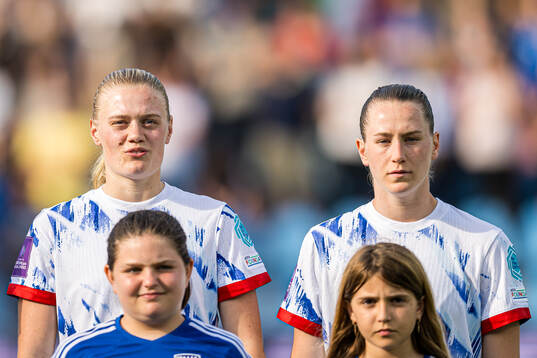 Mathilde Harviken and Elisabeth Terland of Norway