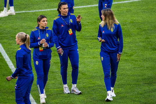 Johanna Rytting Kaneryd, goalkeeper Zecira Musovic and
