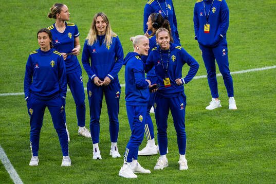 Anna Sandberg and  Hanna Lundkvist of Sweden