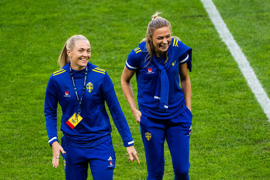 Magdalena Eriksson and Fridolina Rolfö of Sweden