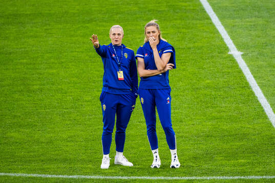 Magdalena Eriksson and Fridolina Rolfö of Sweden