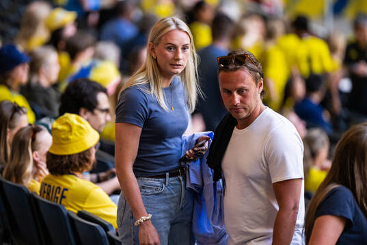Stina Blackstenius of Sweden in the stands