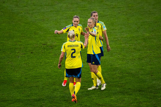 Hanna Lundkvist, Jonna Andersson, Magdalena Eriksson and