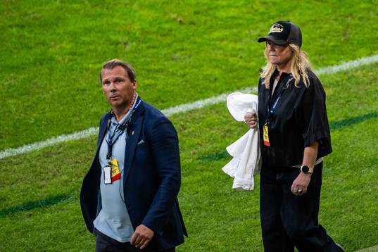 Team manager Marika Domanski Lyfors of Sweden
