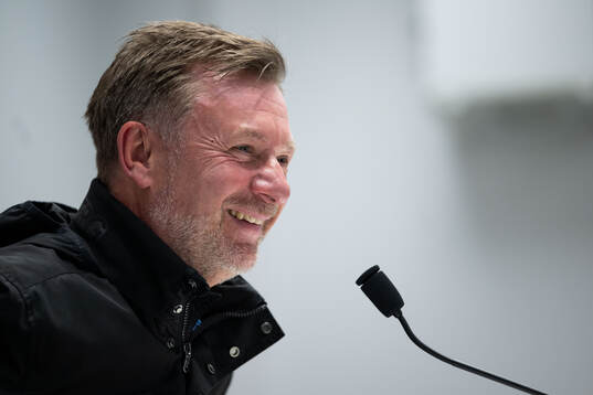 Head coach Peter Gerhardsson of Sweden