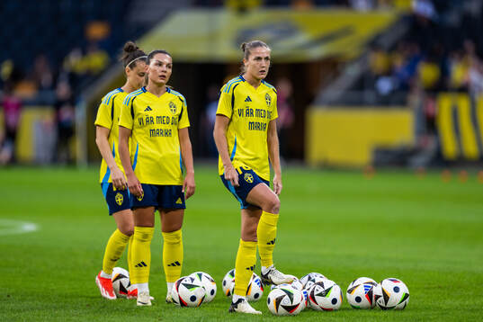 Johanna Rytting Kaneryd and Filippa Angeldal of Sweden,