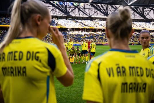 The stariting eleven of Sweden