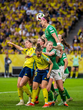 Linda Sembrant and Julia Zigotti Olme of Sweden compete for