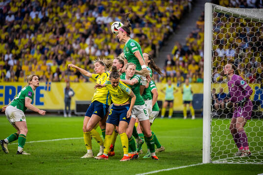 Linda Sembrant and Julia Zigotti Olme of Sweden compete for