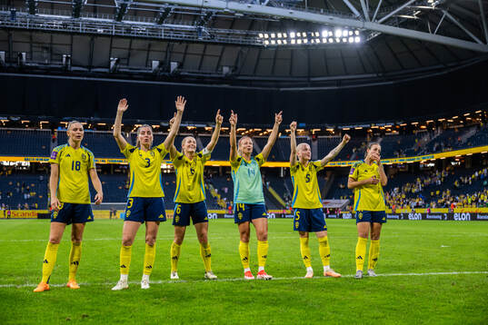 Fridolina Rolfö, Linda Sembrant, Magdalena Eriksson, Hanna