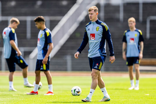 Emil Krafth of the Swedish men's national football team