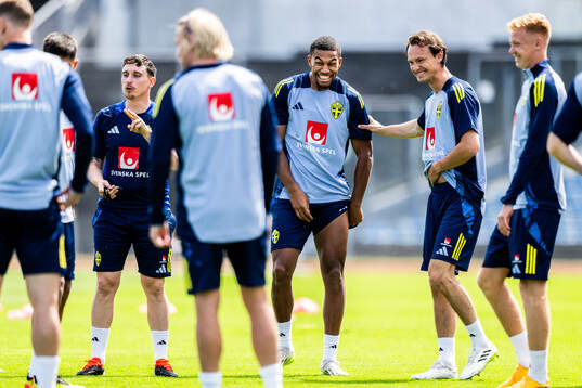 Isak Hien and Hjalmar Ekdal of the Swedish men's national